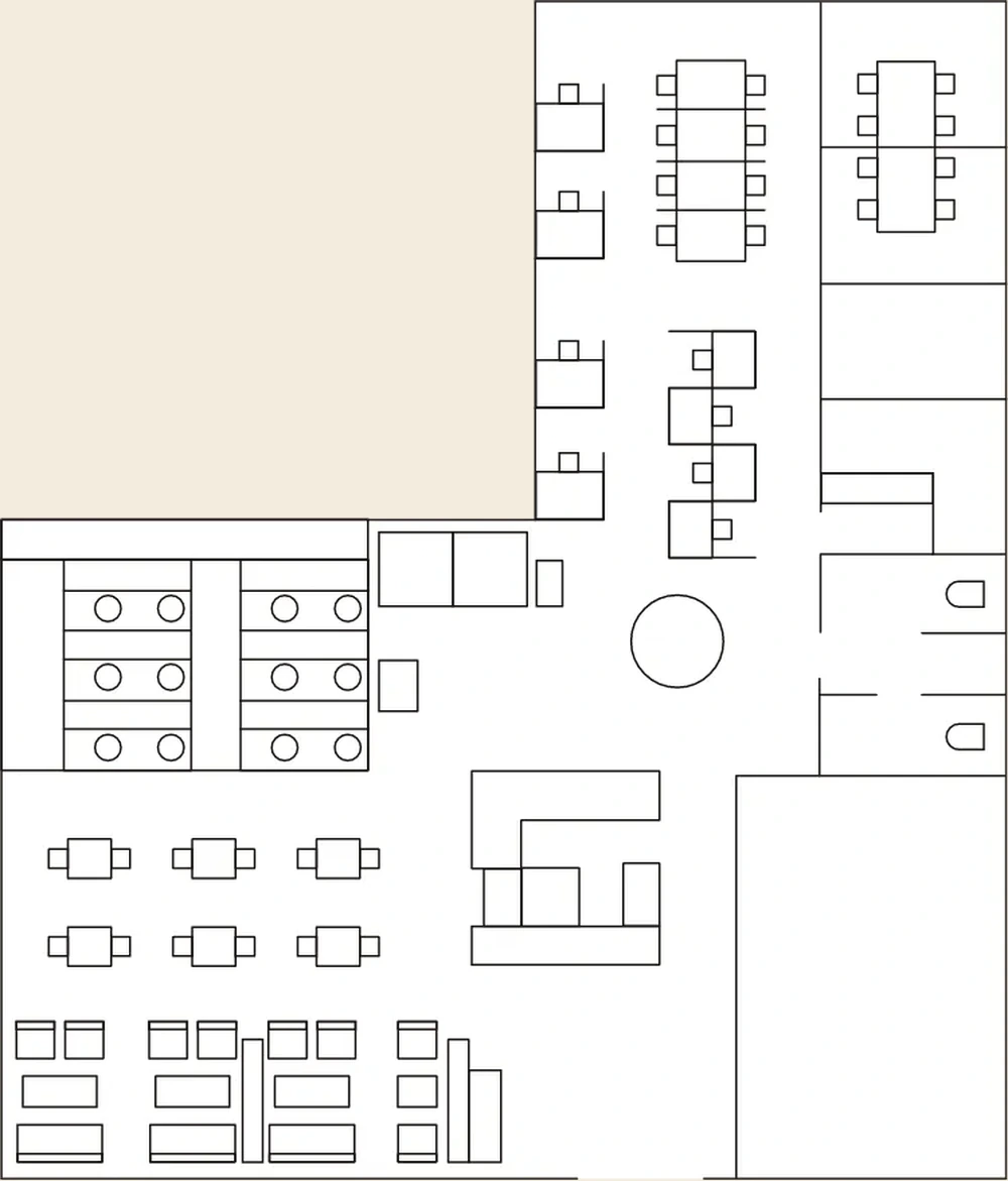 the from 昭和通り店 1F フロアマップ